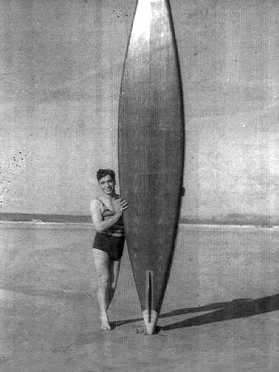 The Surfing Tribe - A History of Surfing in Britain - Roger Mansfield - Pip, 1940 - Photo courtesy of Orca Publications